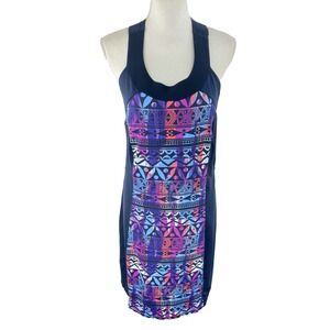 Title Nine Womens L Diamalete Racerback Sleeveless Built In Bra‎ Fierce Dress